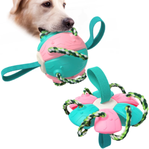 Durable Dog Toys for Aggressive Chewers - Pet Training Football & Flying Disc xy petty 01 ds1